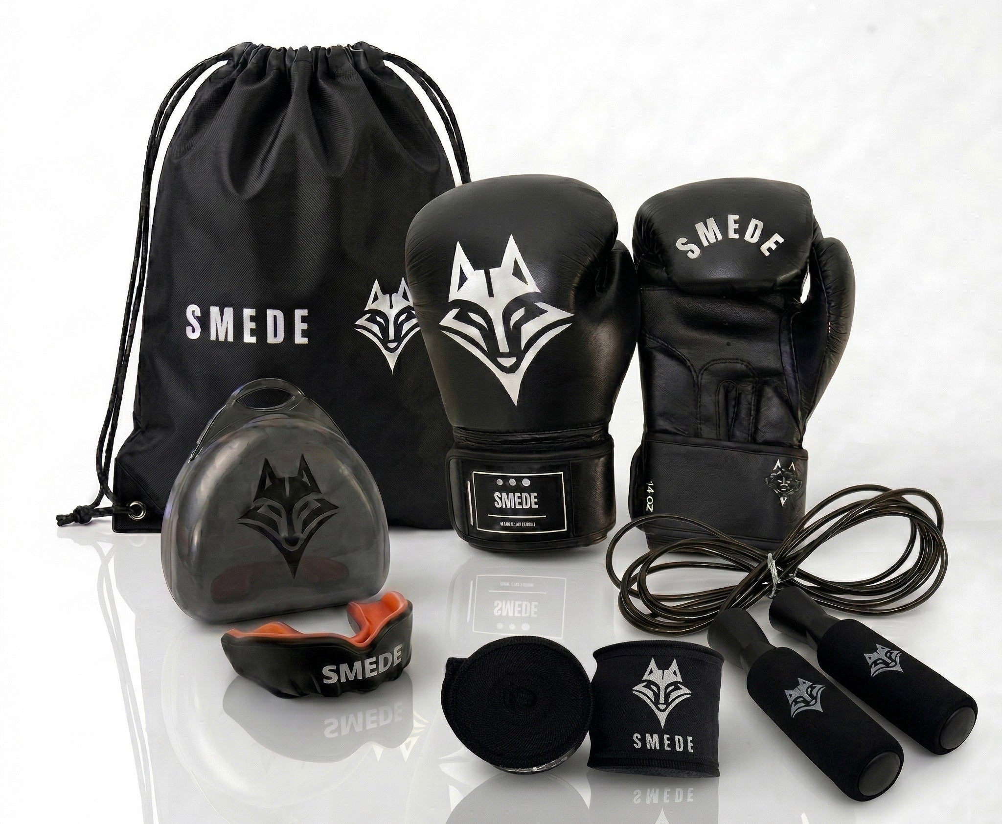 Pack Boxe Combat Smede - Noir