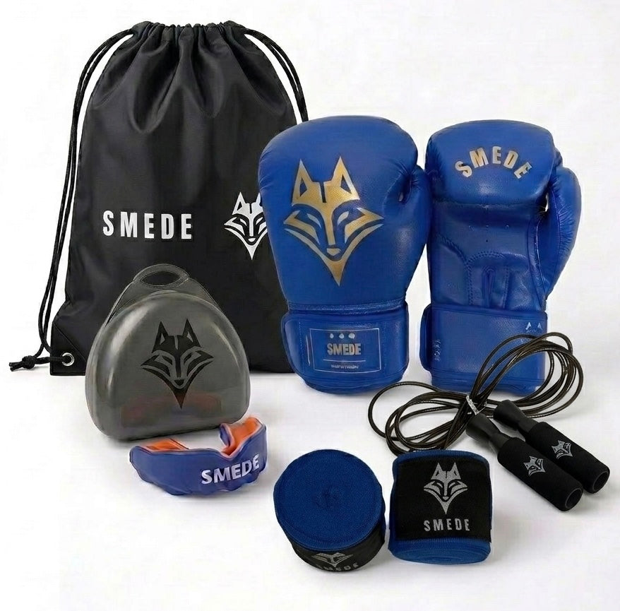Pack Boxe Combat Smede - Bleu