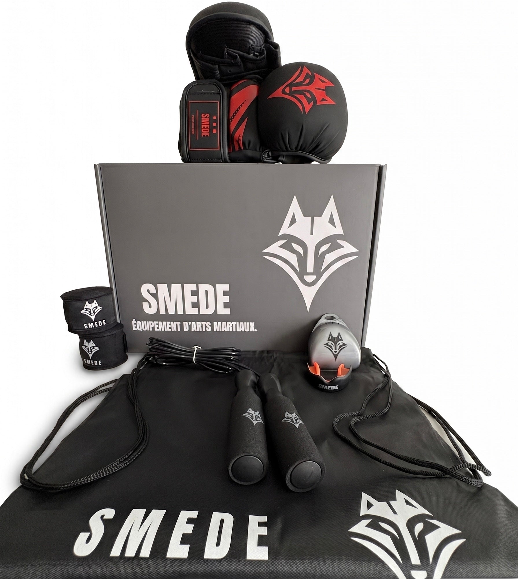 Pack Mma Core Smede - Noir/rouge