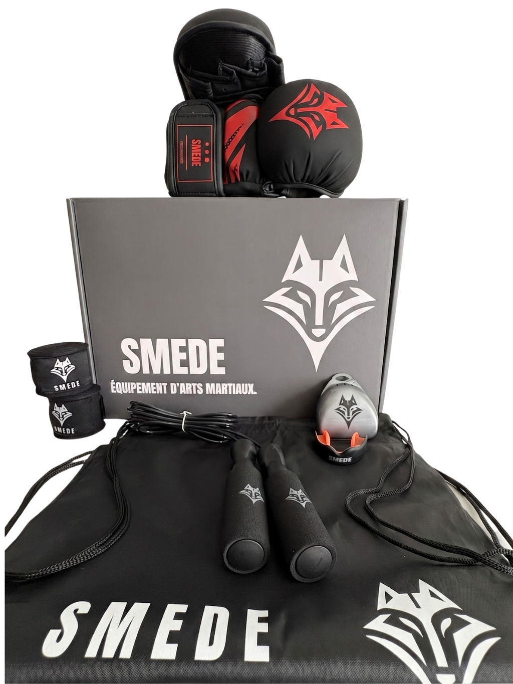 Pack Mma Core Smede - Noir/rouge